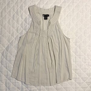 Valerie Bertinelli XL Tan/Cream Tank Top